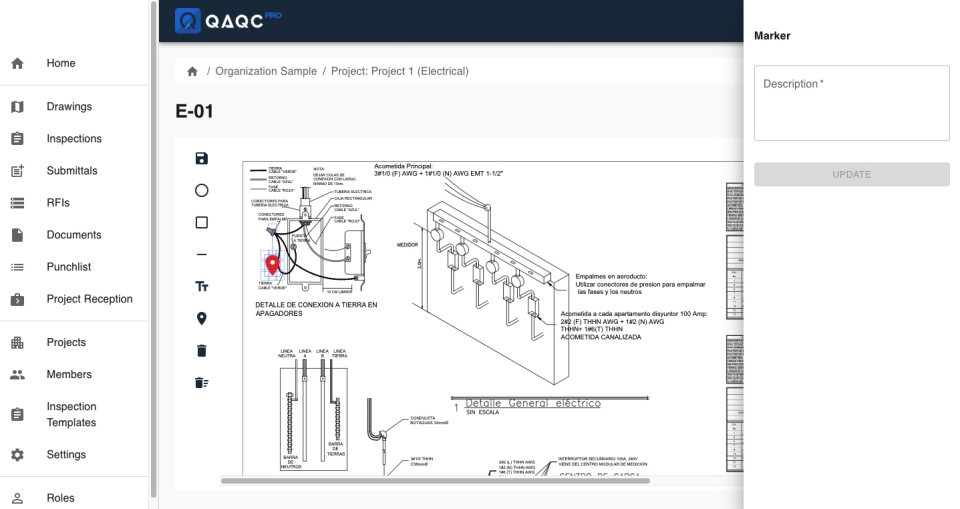 screenshot of QAQC Pro